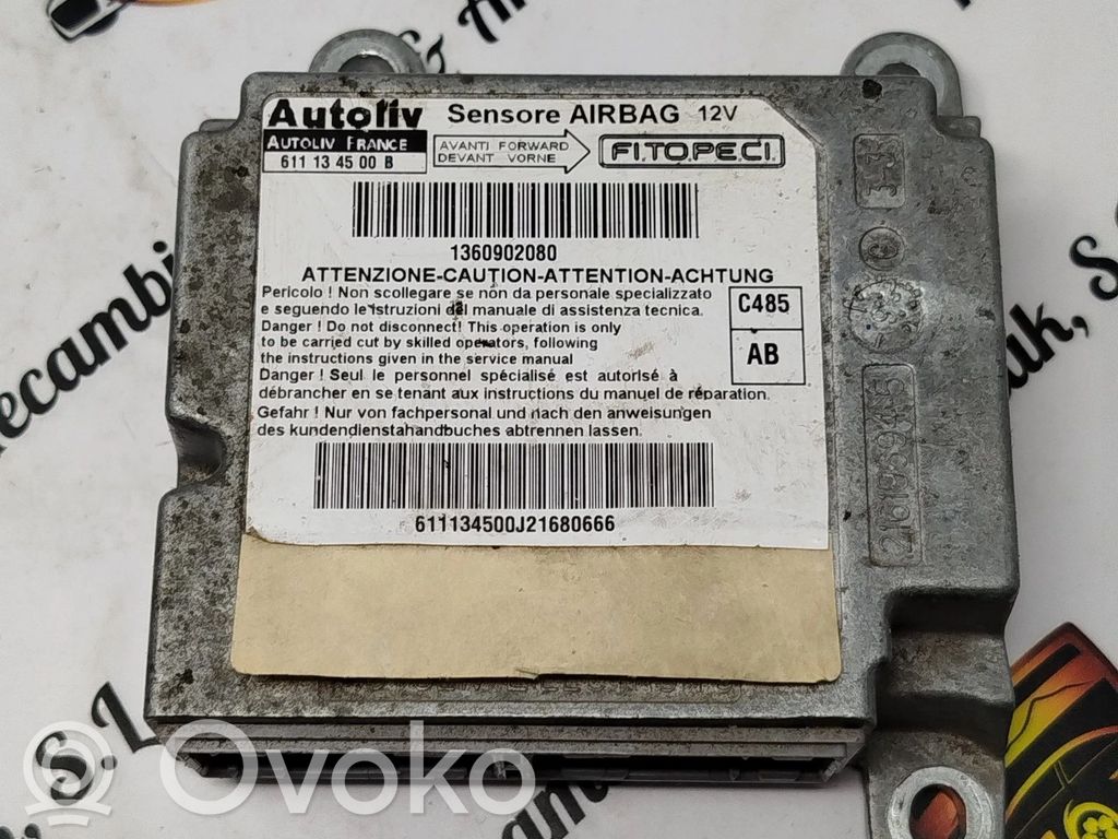 Fiat Qubo Airbag control unit/module 