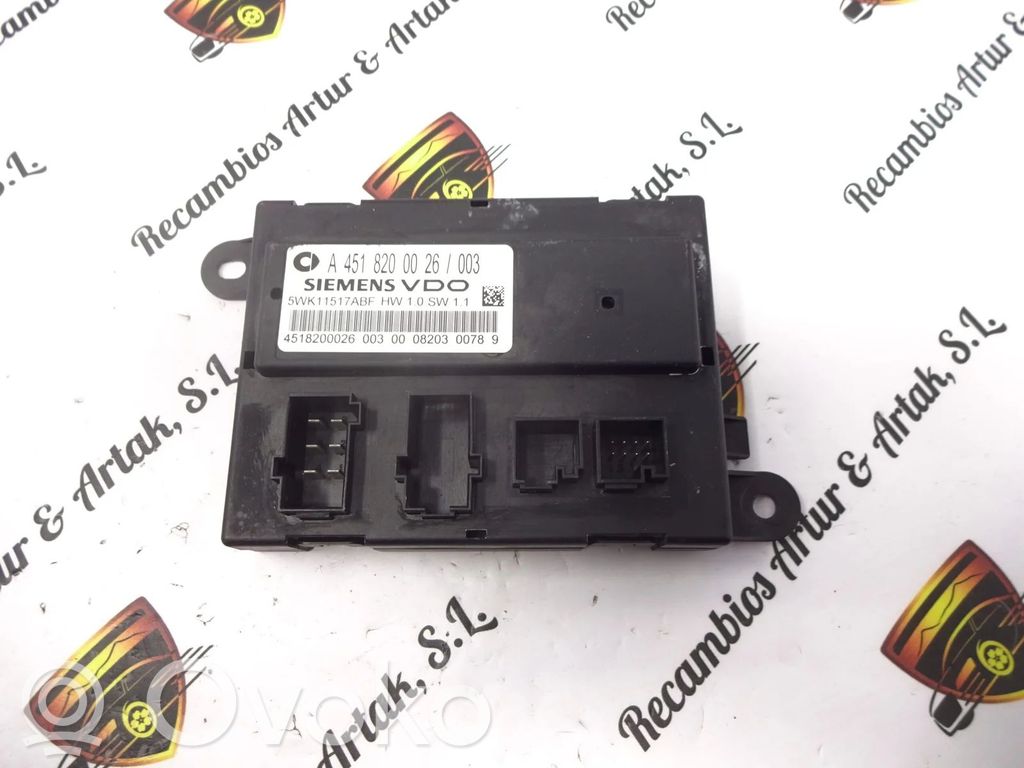 Smart ForTwo II Unitate/modul de control motor 