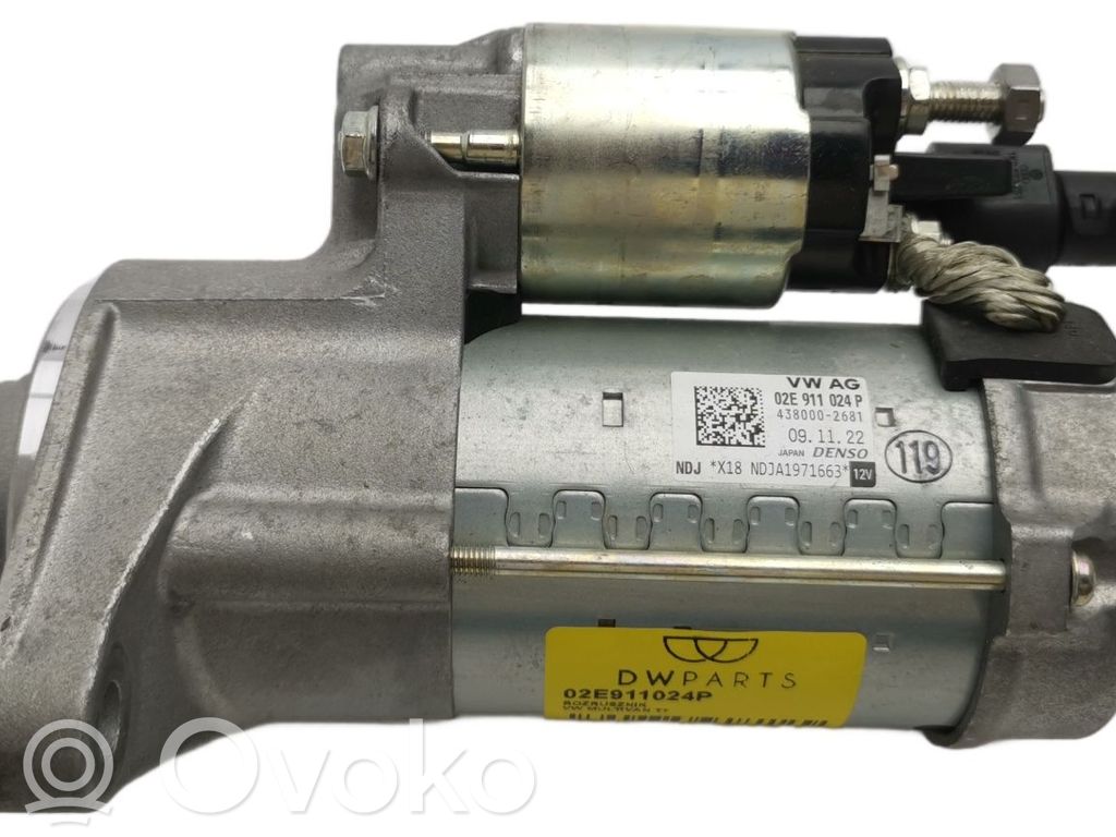 Starteris   02E911024P,02E911024P,02E911022H,02E911022HX,02E911024B,02E911024BX,02E911024D,02E911024DX,02E911024M,02E911024MX,02E911024PX