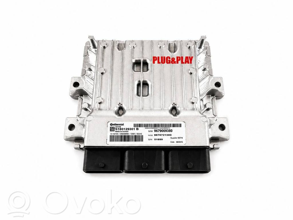 Engine control unit/module ECU   S180129301B,9679009380
