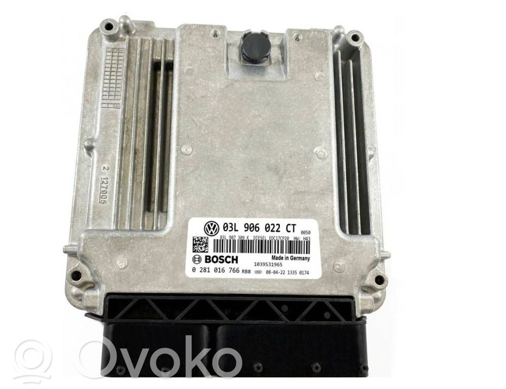 Engine control unit/module ECU   03L906022CT