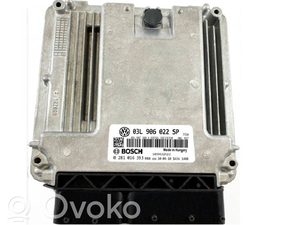 Engine control unit/module   03L906022SP,0281016393