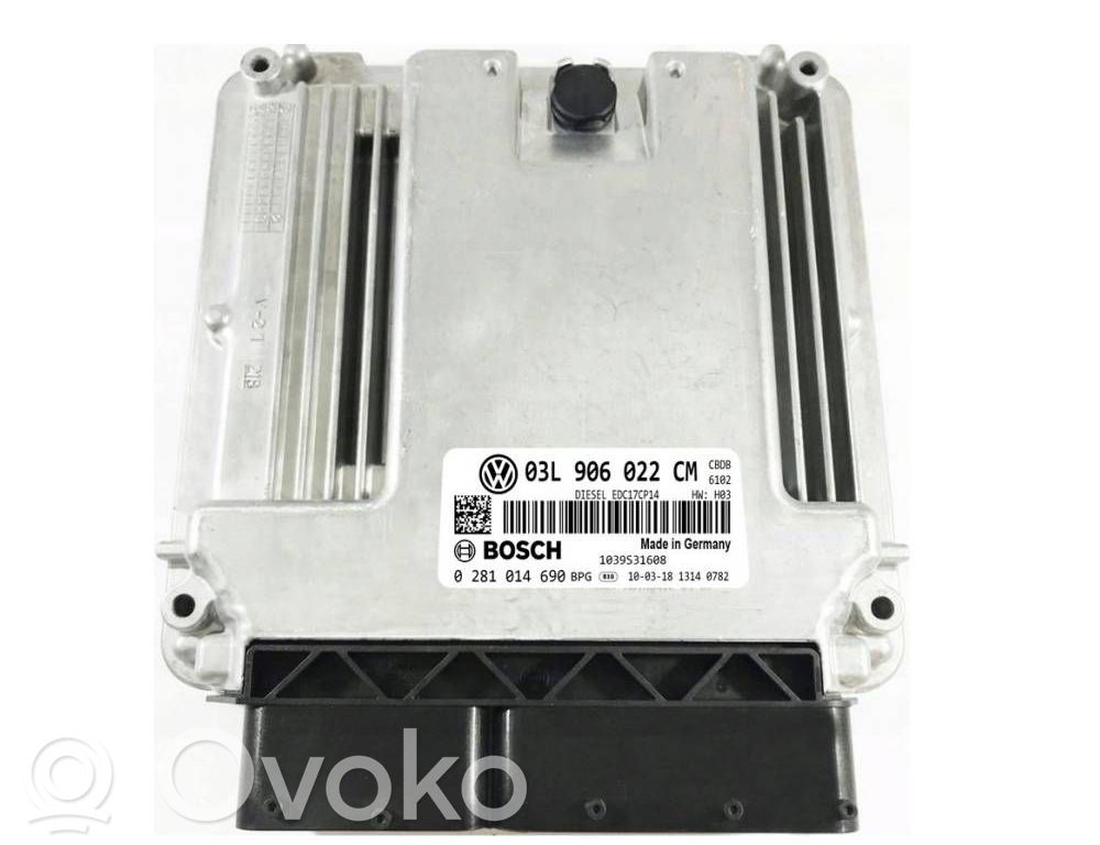 Volkswagen PASSAT B6 Unitate control motor/modul ECU 
