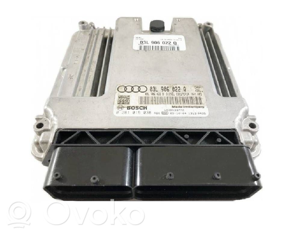 Engine control unit/module   03L906022Q,0281015038