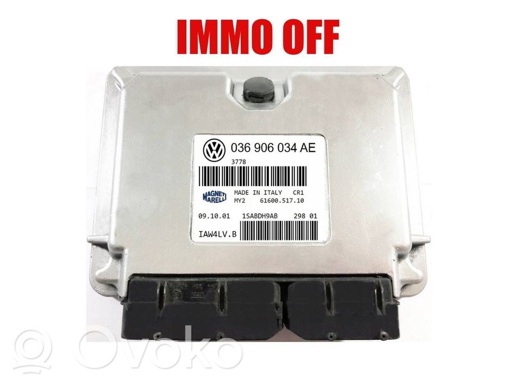 Skoda Fabia Mk1 (6Y) Engine control unit/module 