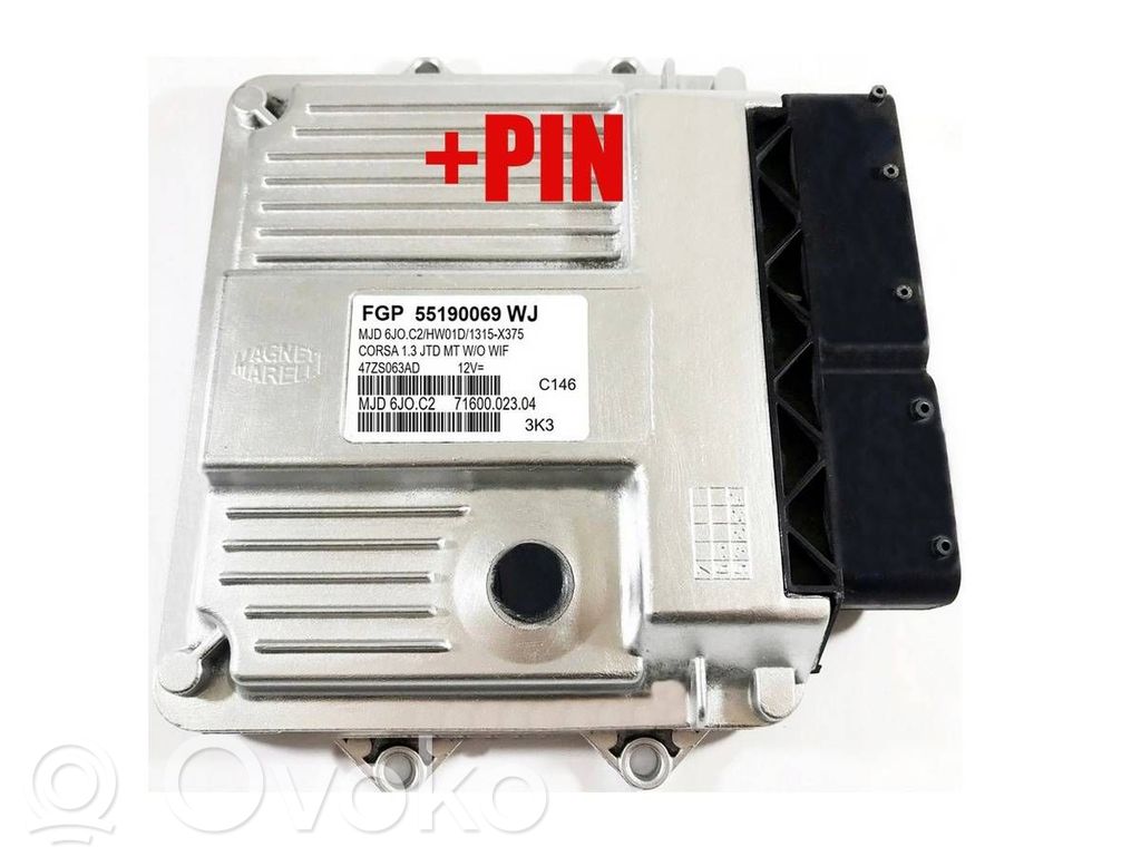 Engine control unit/module   55190069,55190069WJ,MJD6JOC2