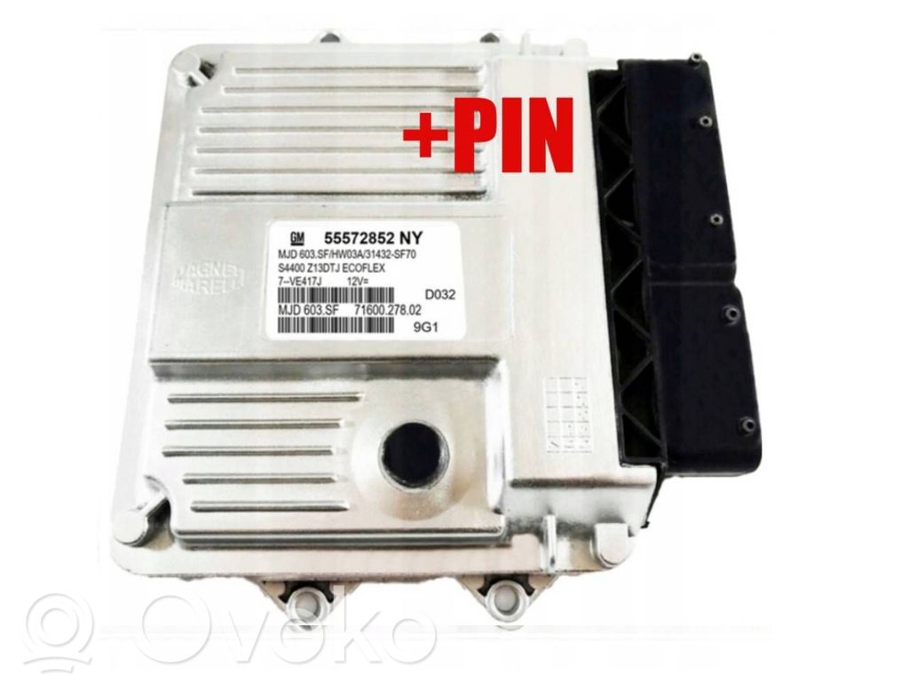Engine control unit/module ECU   55572852,55572852NY,MJD603SF