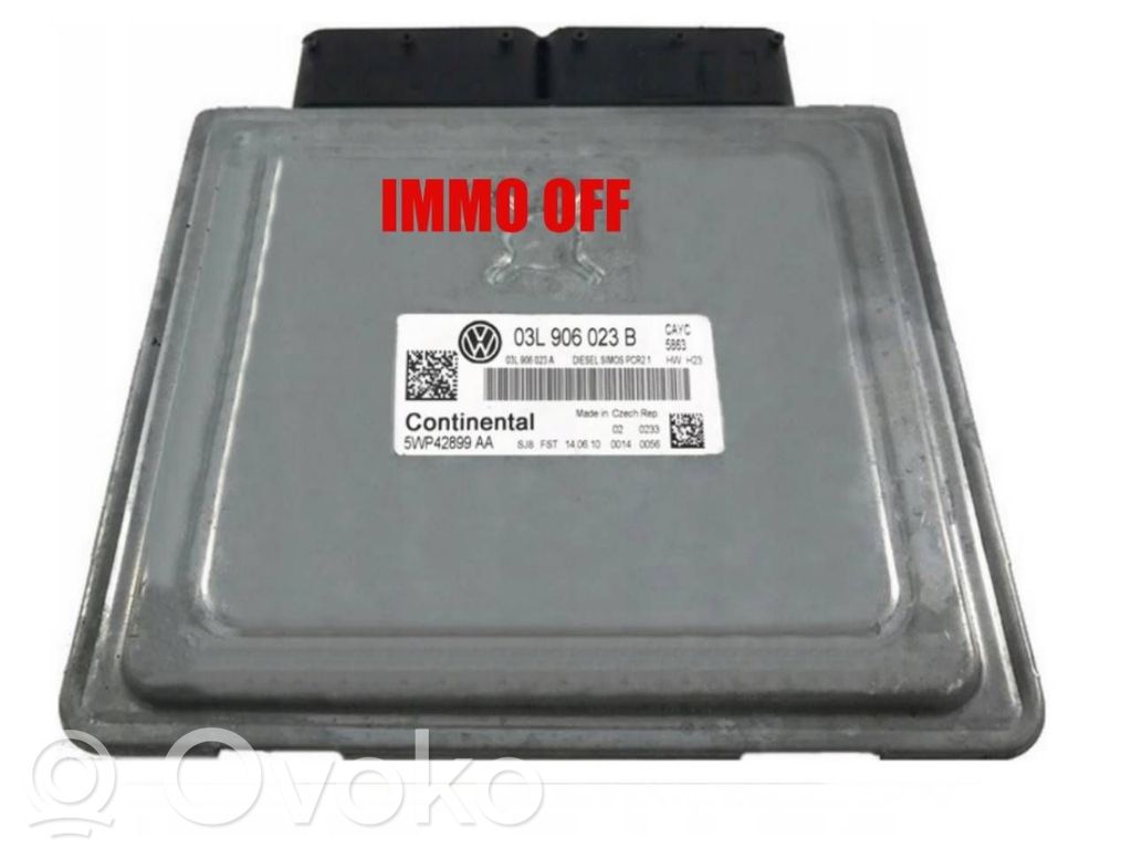 Engine control unit/module   03L906023B,5WP42899AA