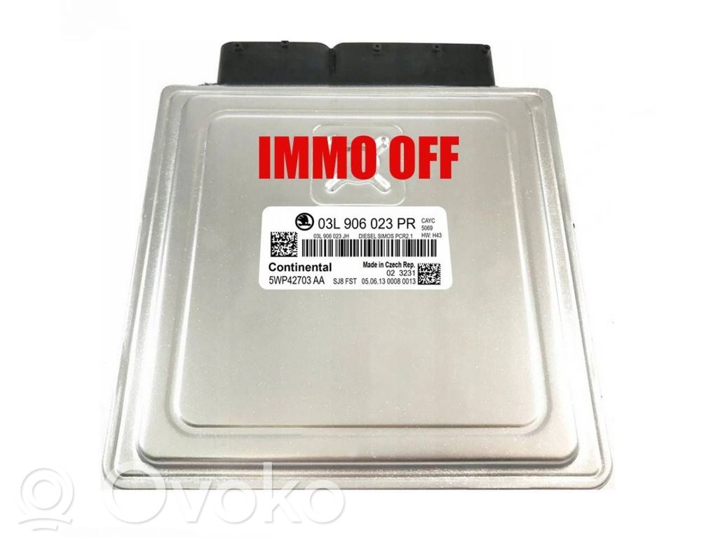Engine control unit/module   03L906023PR,5WP42703AA