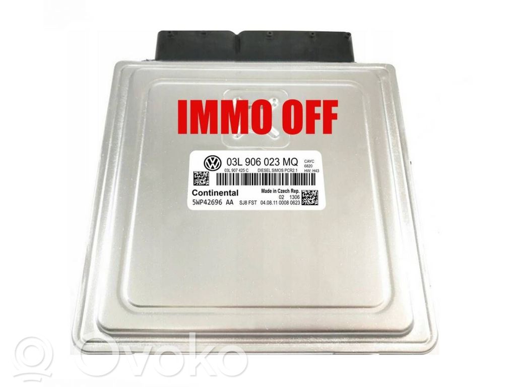Engine control unit/module   03L906023MQ,5WP42696AA