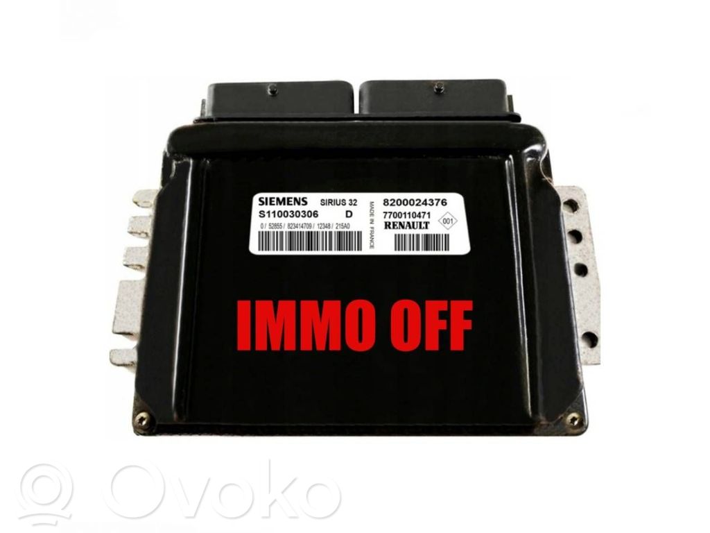 Renault Kangoo I Engine control unit/module 
