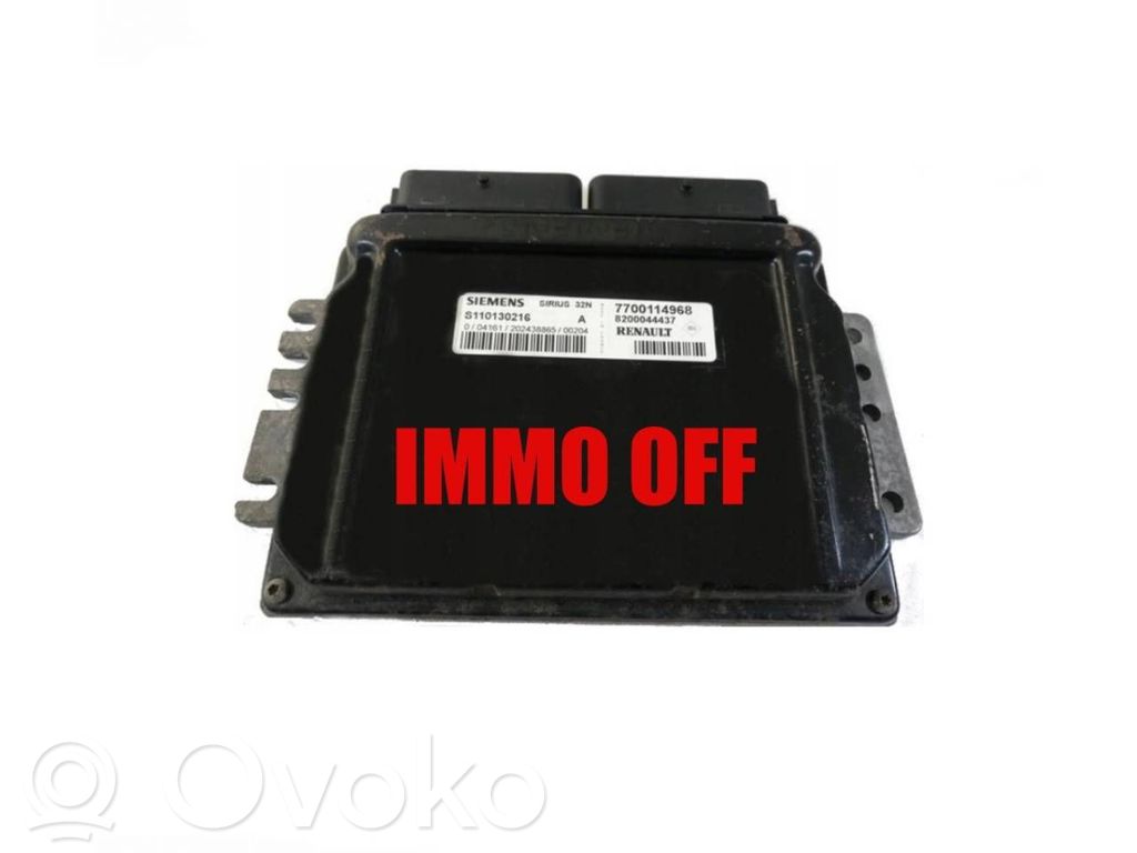 Engine control unit/module ECU   S110130216A,7700114968