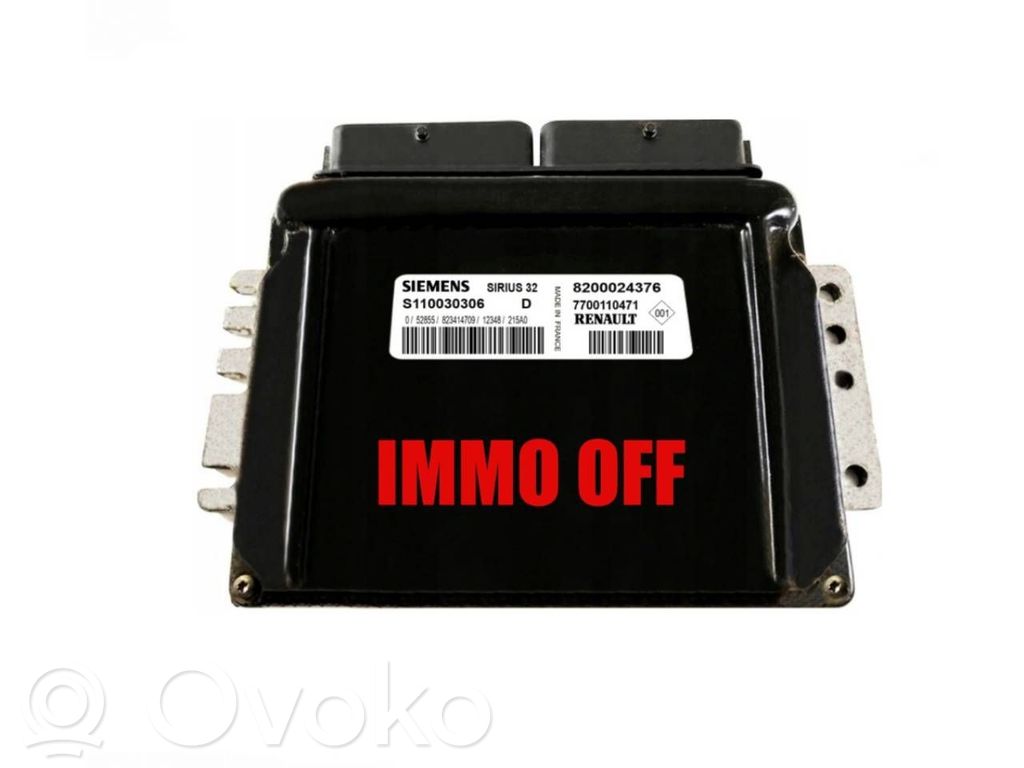 Renault Kangoo I Engine control unit/module 