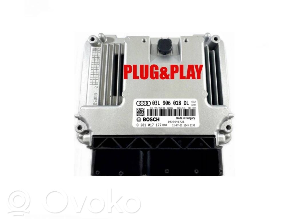 Engine control unit/module   03L906018DL,0281017177