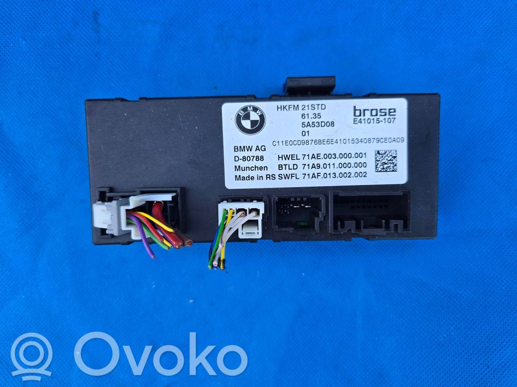 BMW 2 Active Tourer U06 Sterownik / Moduł elektrycznej klapy tylnej / bagażnika 