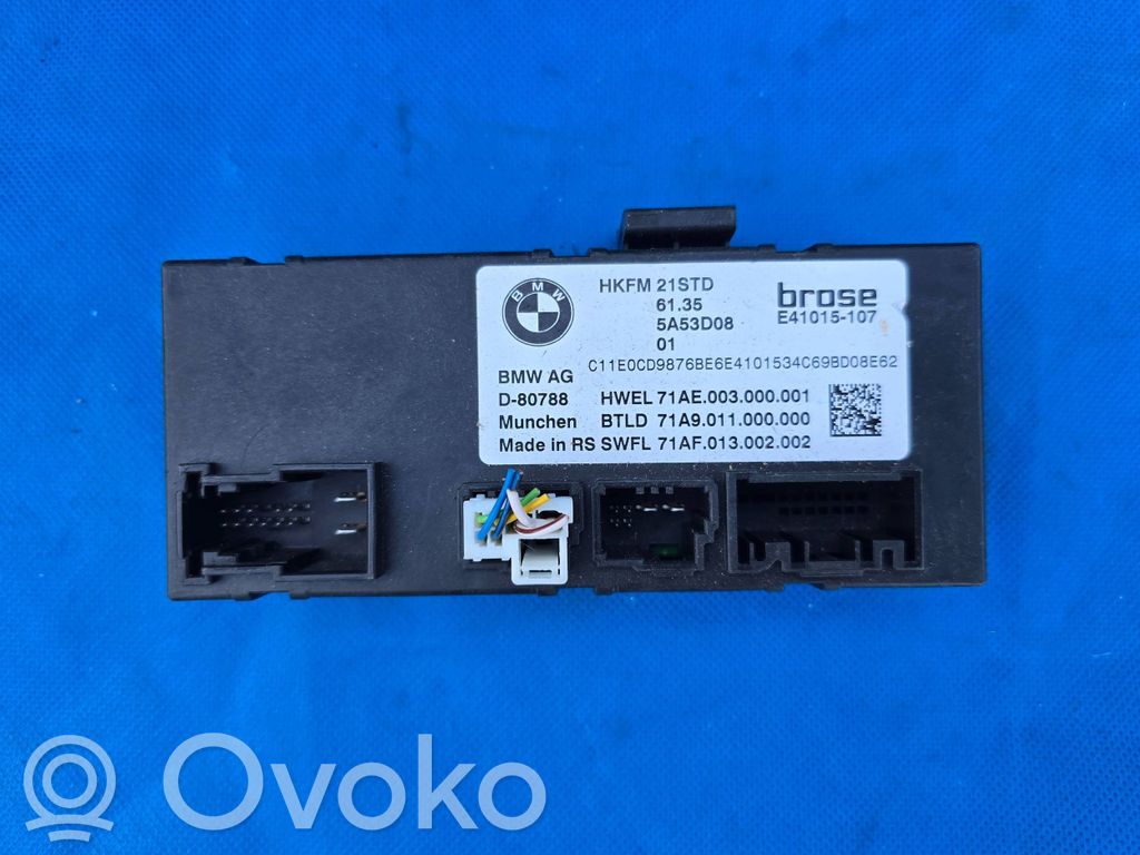 BMW 2 Active Tourer U06 Sterownik / Moduł elektrycznej klapy tylnej / bagażnika 