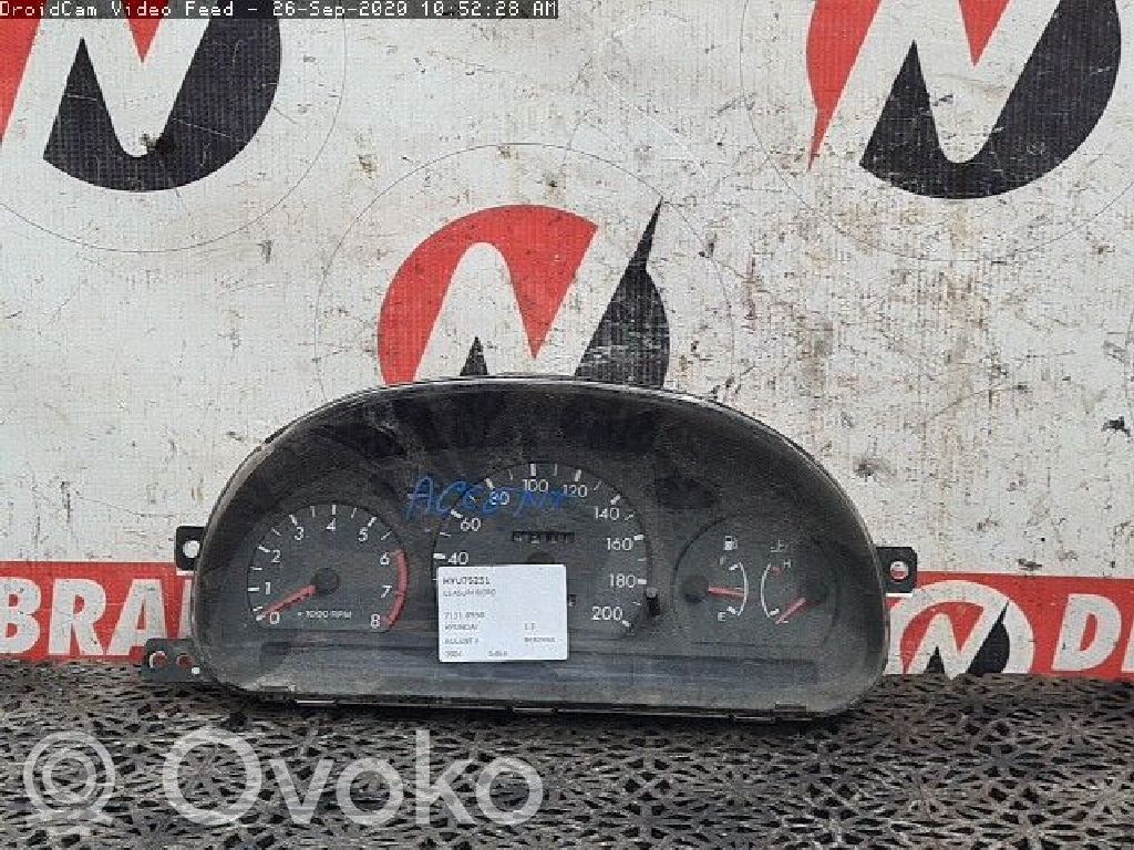 Hyundai Accent Vitezometru (grup de instrumente) 