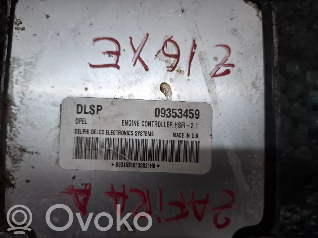 Engine control unit/module   09353459,X16SZR