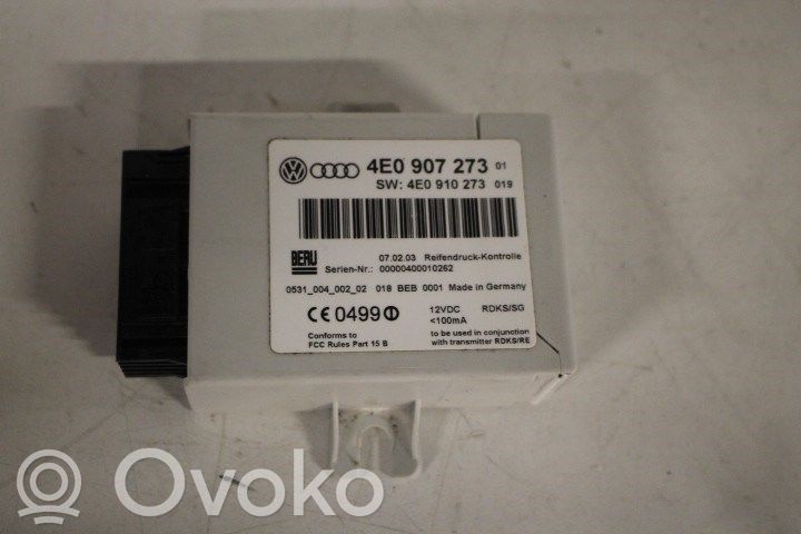 Tire pressure control unit   4E0907273,4E0907273