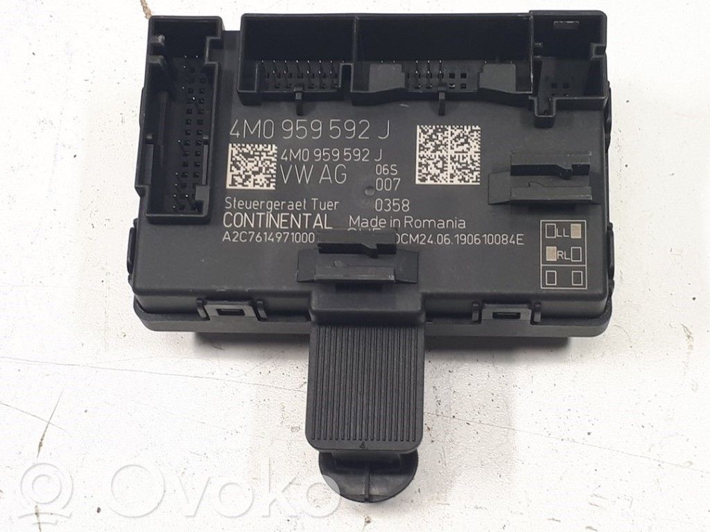 Door central lock control unit/module   4M0959592J,4M0959592J