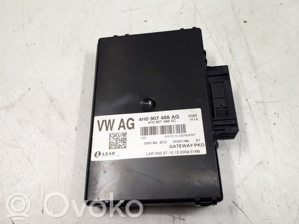 Audi A8 S8 D4 4H Módulo de control Gateway 