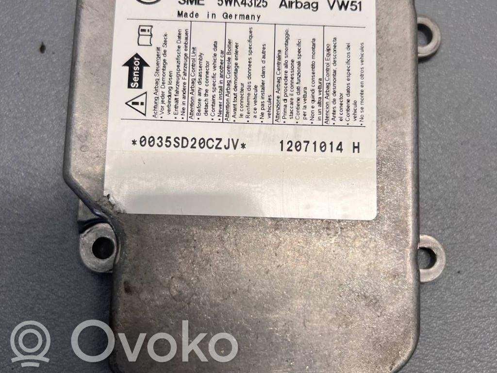 Volkswagen Polo Unitate/modul de comandă airbaguri 