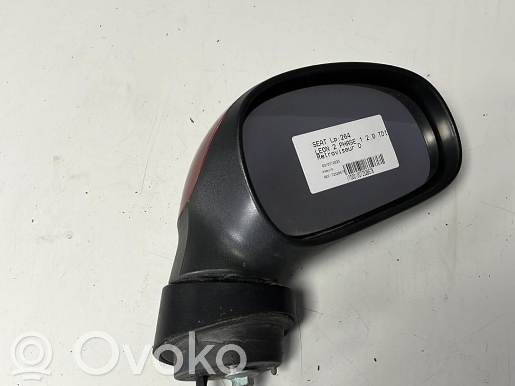 Seat Leon (1P) Manualne lusterko boczne drzwi przednich 