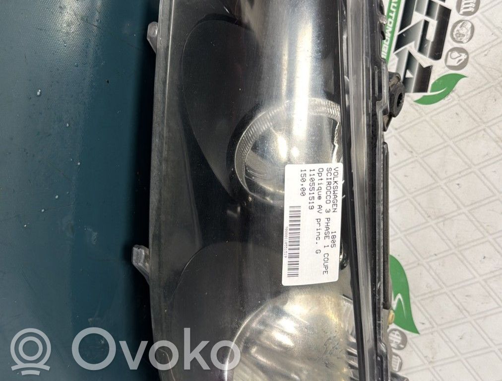 Volkswagen Scirocco Phare frontale 