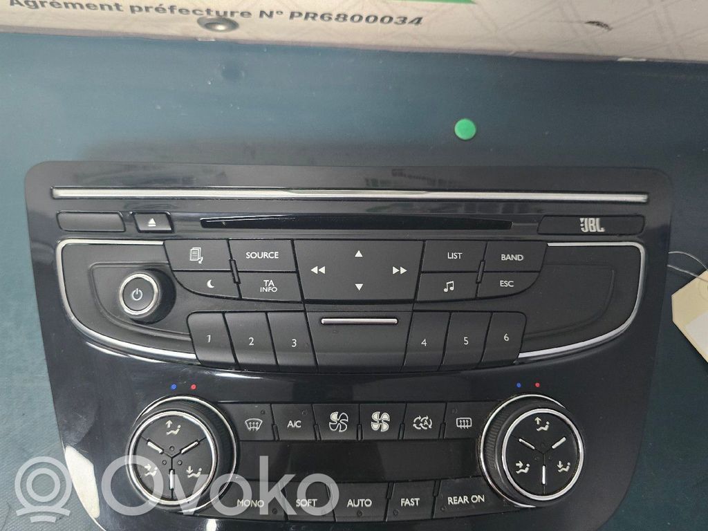 Peugeot 508 Climate control unit 