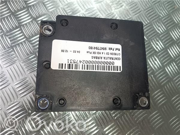 Airbag control unit/module   9647794180,TEMIC