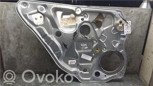 Volkswagen Polo IV 9N3 Rear door window regulator with motor 