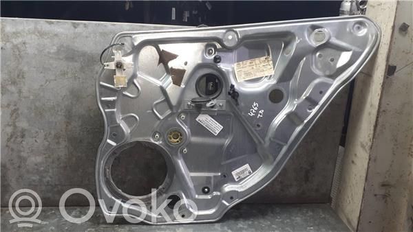 Volkswagen Polo IV 9N3 Rear door window regulator with motor 
