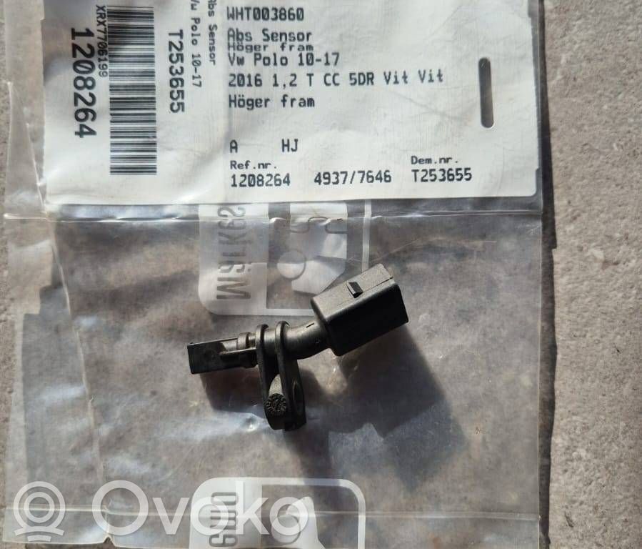 Volkswagen Polo V 6R Czujnik prędkości obrotowej koła ABS 