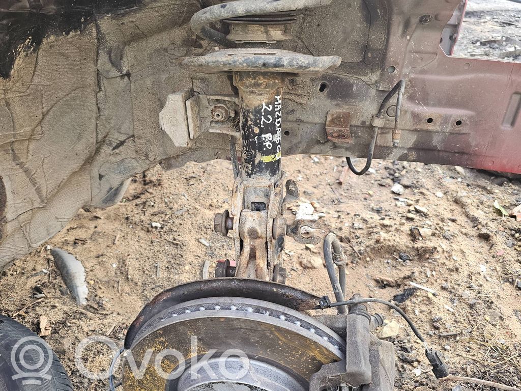 Front shock absorber with coil spring