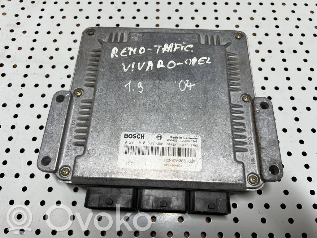 Engine control unit/module   0281010633,8200204834