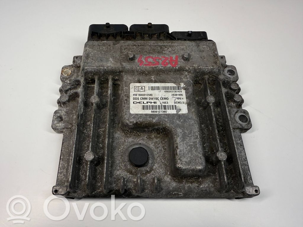 Engine control unit/module   9666912580,9806127380