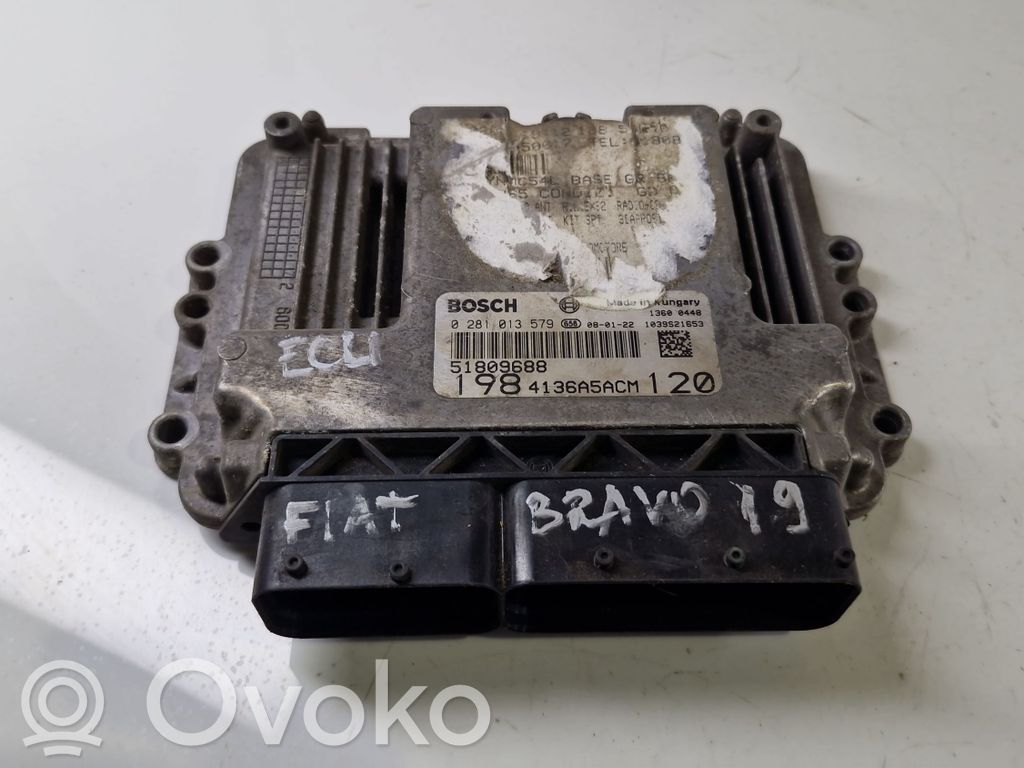 Engine control unit/module   0281013579,51809688,4136A5ACM