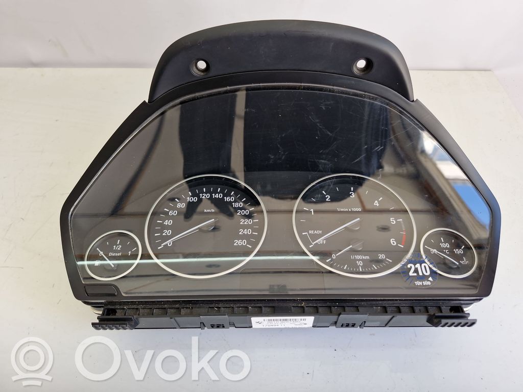 BMW 3 F30 F35 F31 Tachimetro (quadro strumenti) 