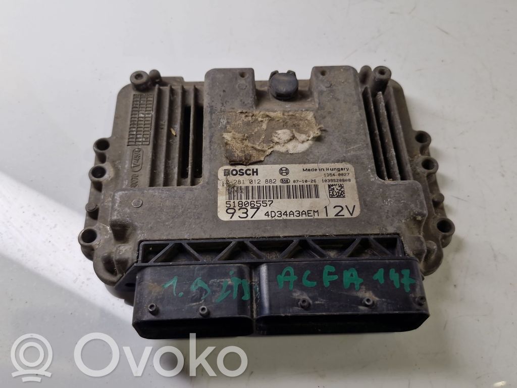 Alfa Romeo 147 Unitate/modul de control motor 