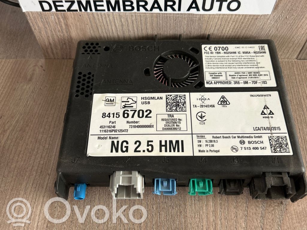 GPS navigation control unit/module   84156702,7513400547
