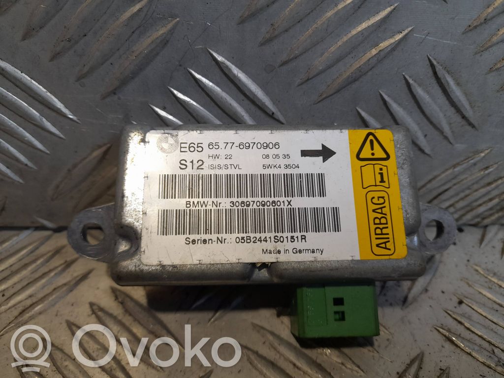 BMW 7 E65 E66 Airbag deployment crash/impact sensor 