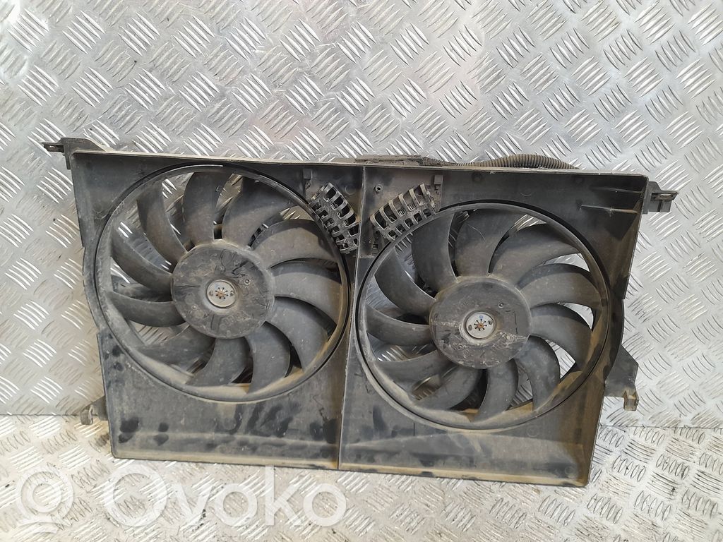 Opel Vectra C Radiator cooling fan shroud 