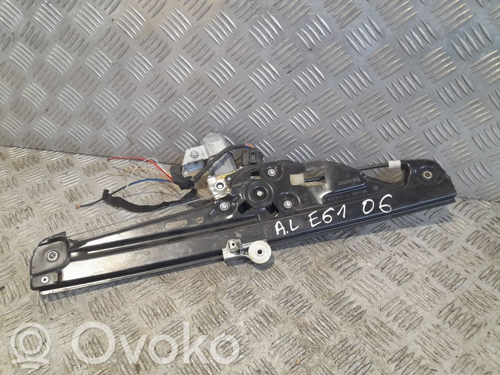 BMW 5 E60 E61 Regulador de puerta trasera con motor 