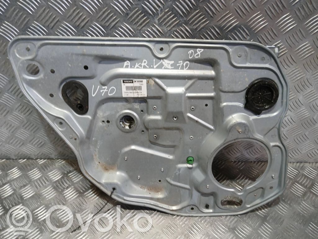 Volvo V70 Mechanizm podnoszenia szyby tylnej bez silnika 