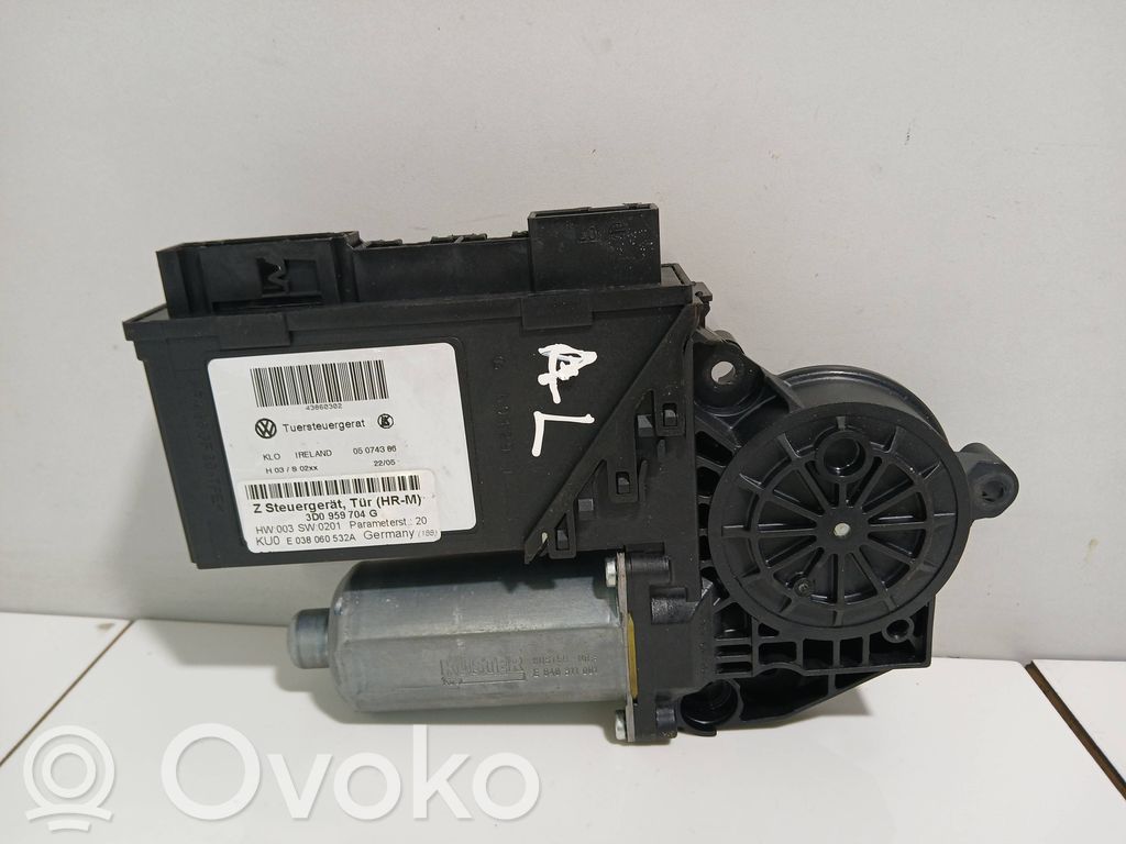 Volkswagen Phaeton Silniczek podnoszenia szyby drzwi tylnych 