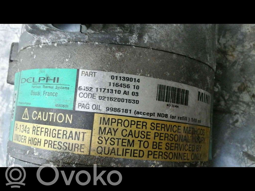 Air conditioning (A/C) compressor (pump)   64526918122,20230308,3739928,VDMS7