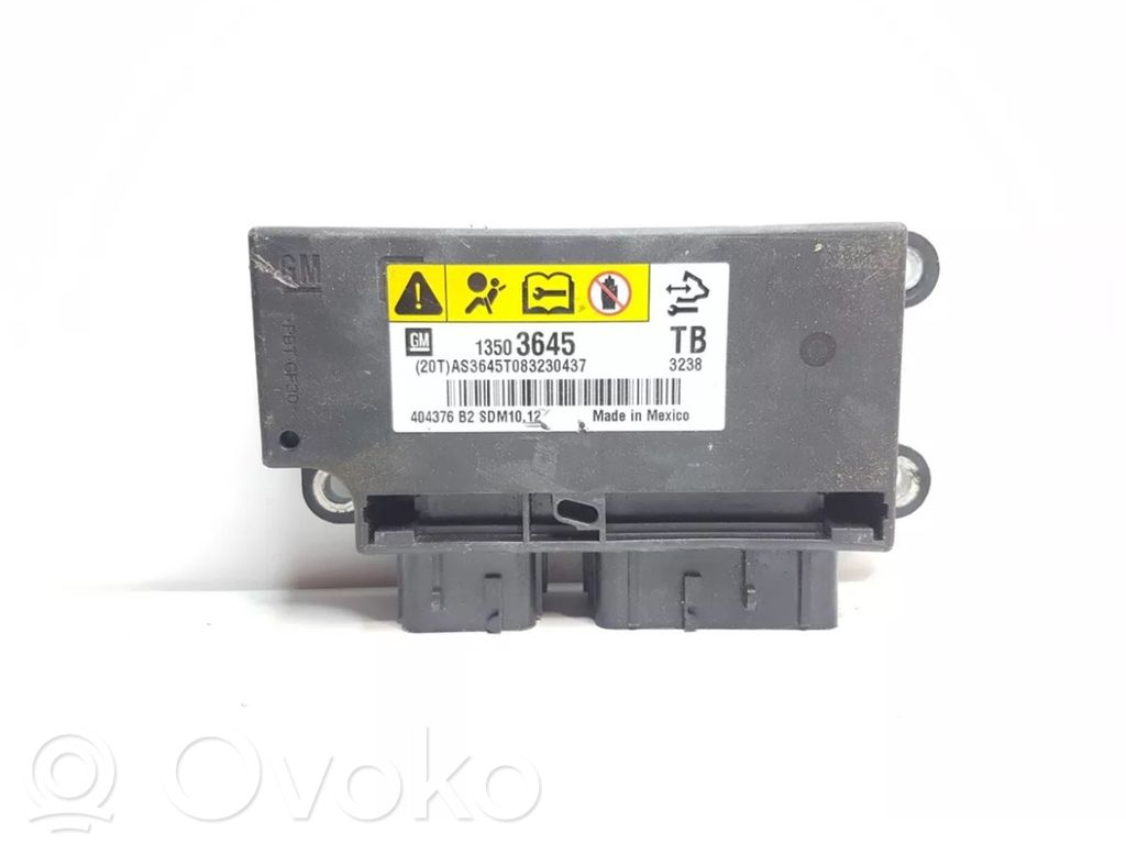 Opel Insignia A Airbag control unit/module 