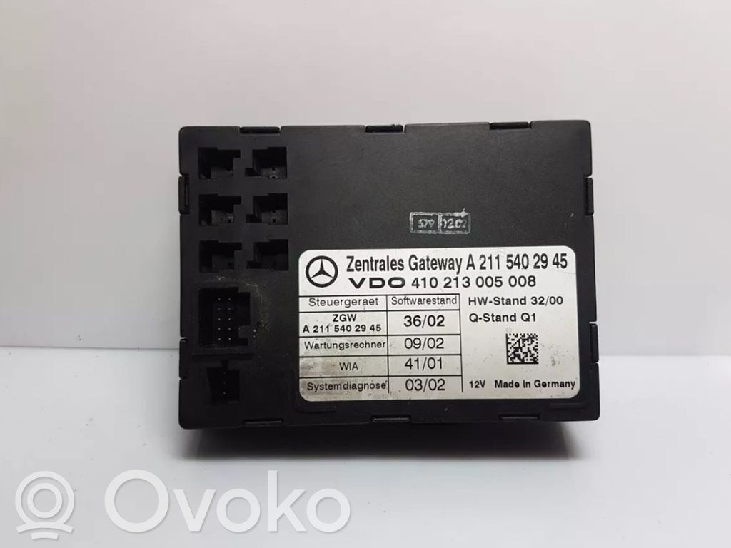 Gateway control module   A2115402945