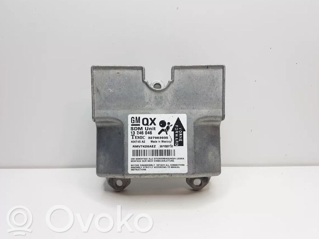Opel Zafira B Airbag control unit/module 