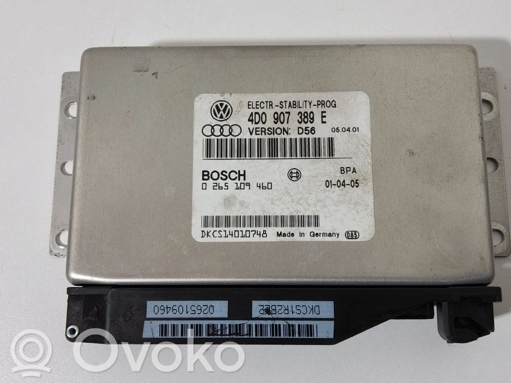 Audi A8 S8 D2 4D ESP (stability system) control unit 